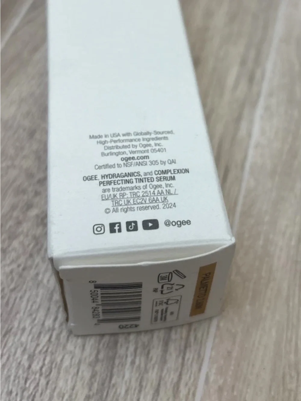 Ogee hydraganics complexion